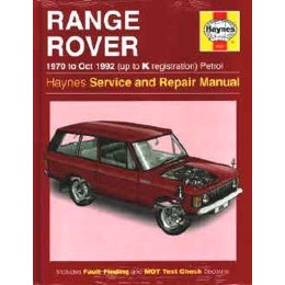 Land Rover værksteds manual for Range Rover Classic